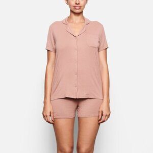 SKIMS Sleep Set Short Sleeve Top + Shorts Sienna 4X